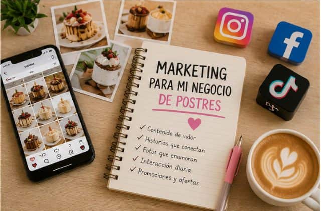 Cómo hacer marketing efectivo para tu negocio de postres