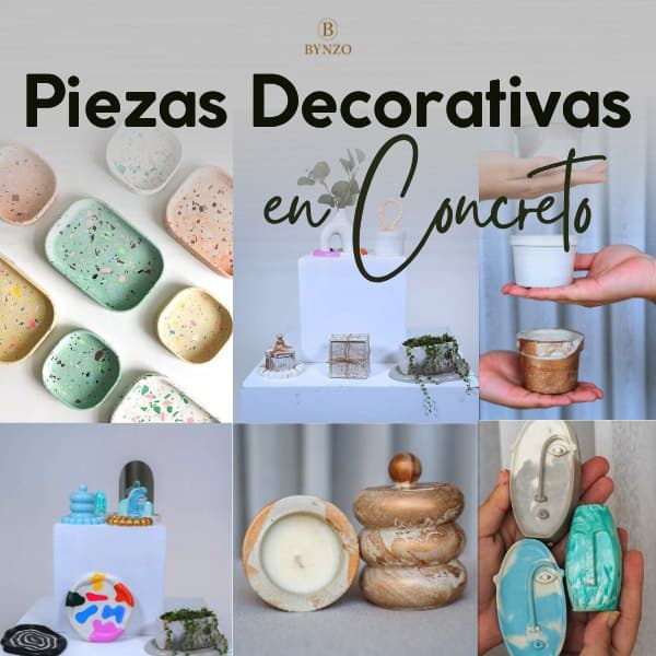 Curso piezas decorativas en concreto