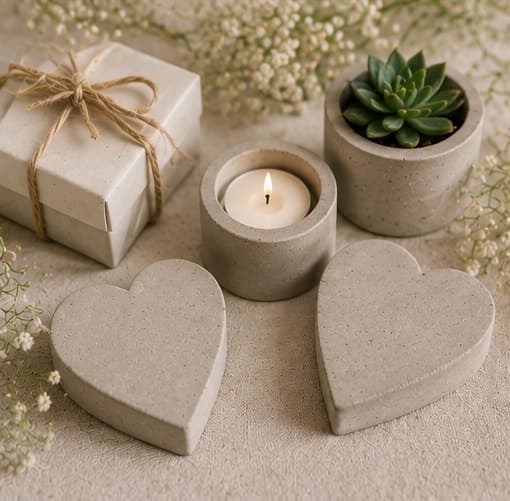 5 Ideas de recuerdos de cemento para eventos